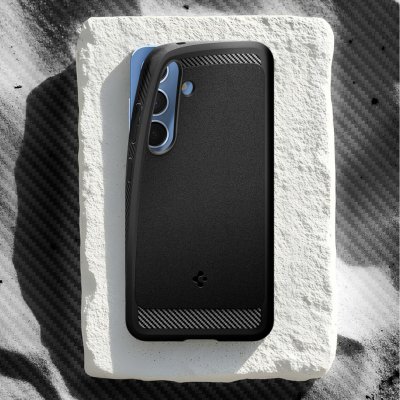 Spigen Rugged Armor MagSafe Samsung Galaxy S25 matte black ACS08998 – Zboží Živě
