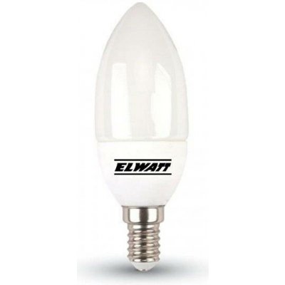 Elwatt LED žárovka E14 svíčka B37 6,5W/40W teplá bílá 3000K ELW-164 – Hledejceny.cz