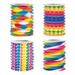 Boland Sada 12 strakatých lamponů válců – Zboží Dáma