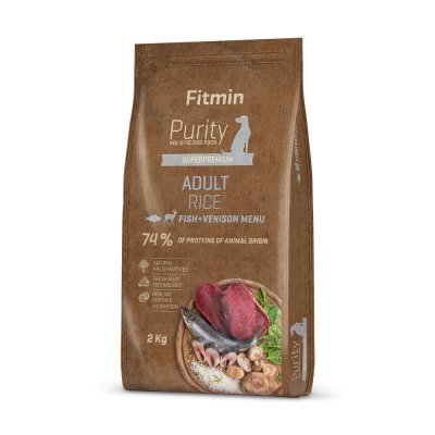 Fitmin Purity Rice Adult Fish & Venison 2 kg – Zboží Mobilmania