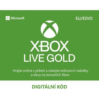 Microsoft Xbox Live Gold členství 6 měsíců – Hledejceny.cz