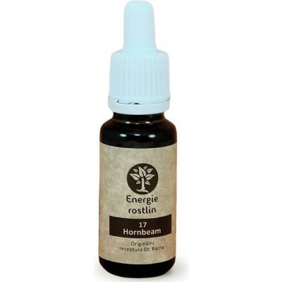 Energie rostlin Bachovy esence 17 Hornbeam Esence energie 20 ml – Hledejceny.cz