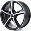 Alu kolo, lité kolo Ronal R62 7,5x18 5x112 ET45 black polished blue