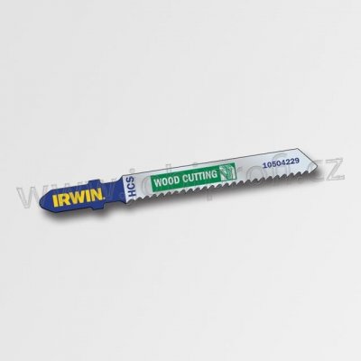 IRWIN listy do přímočarých pil HCS 100 mm, 10 TPI, T101B, vybrušované, 5 ks