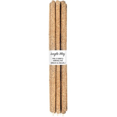 Jungle Way Palo Santo Santalové dřevo & Šalvěj bílá vonné tyčinky 10 ks – Hledejceny.cz