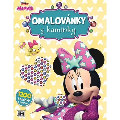 Jiri Models Omalovánky s kamínky Disney Minnie Mouse – Zboží Mobilmania