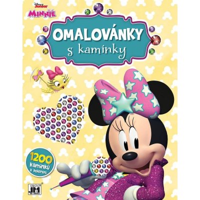 Jiri Models Omalovánky s kamínky Disney Minnie Mouse