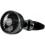 Lampa Italy Ventilátor do auta 12V LAMPA CHROME FAN 8", kovový s klipsovým úchytem – Zbozi.Blesk.cz