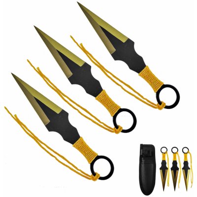 Chladné Zbraně "YELLOW LIGHTNINGS" - 3 ks – Sleviste.cz