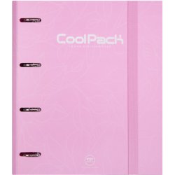 CoolPack Kroužkový pořadač A4 čtverečkovaný pastel růžový 120 listů