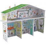 Monumi Domeček XXL pro chlapce skládačka k vymalování – Hledejceny.cz