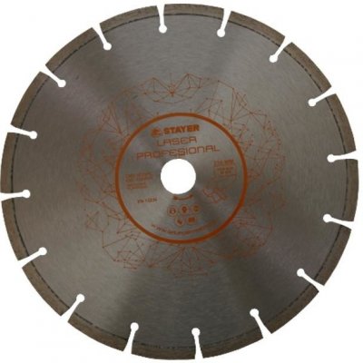STAYER Kotouč diamantový segmentový LASER PROFESIONAL, Ø 115 x 22,2 x 7 mm, STAYER – Zboží Dáma