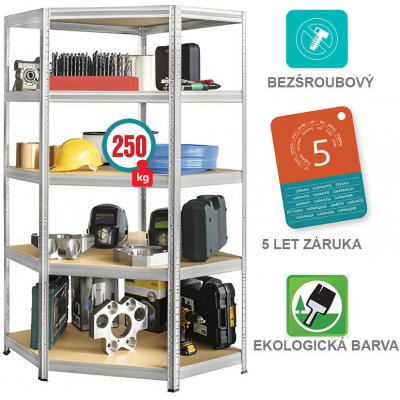 Kovona Futur 1800 x 700 / 300 mm 5 polic pozink – Zbozi.Blesk.cz