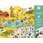 Djeco Sada s protlačovacími obrázky savana poušť a severní pól – Zboží Dáma