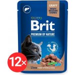 Brit Premium Cat Sterilised Liver 12 x 100 g – Hledejceny.cz