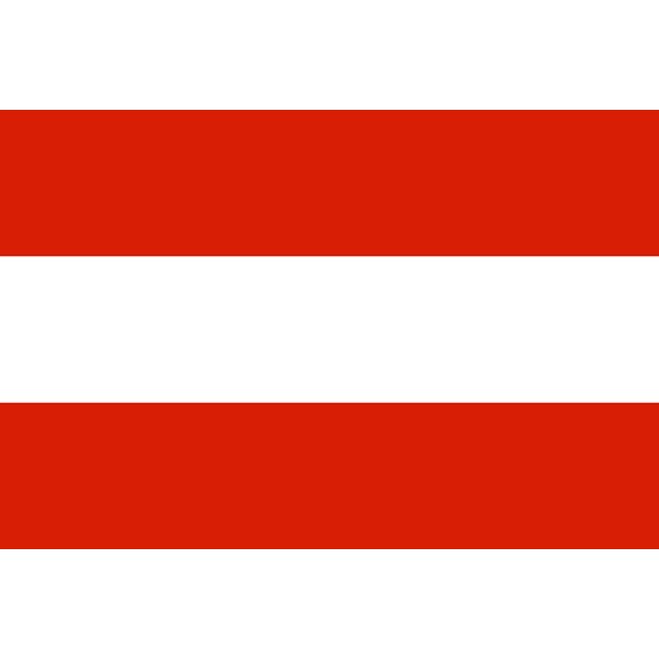Vlajka Stolní vlaječka Rakousko - praporek s návlekem 11×16,5