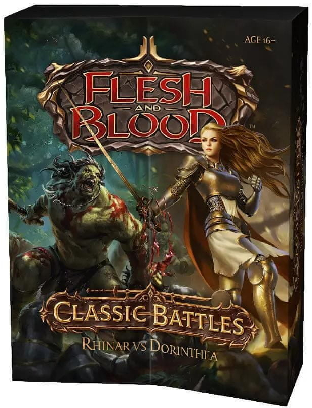 Flesh and Blood Classic Battles Rhinar vs Dorinthea