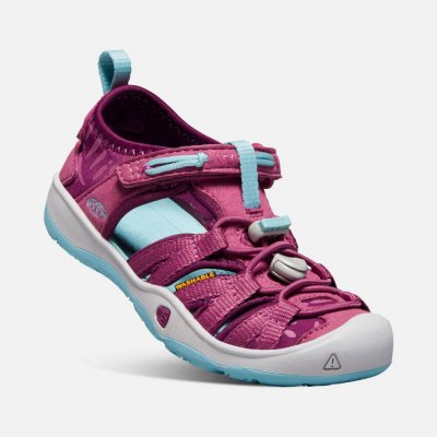 Keen Moxie Sandal JR Red violet / Pastel turquoise – Zboží Mobilmania