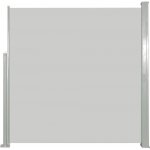 Greatstore Zatahovací boční markýza / zástěna 140 x 300 cm krémová – Sleviste.cz