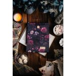 Látkový obal na knihy booksleeve Tmavé růže – Zboží Dáma