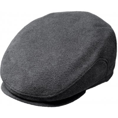 Fiebig Headwear since 1903 zimní šedá vlněná bekovka driver cap ušní klapky – Hledejceny.cz