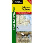 Delmarva Peninsula národní park turistická mapa GPS komp. NGS – Sleviste.cz