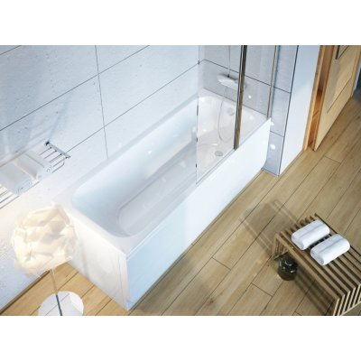 RAVAK CHROME SLIM 170 x 75 cm C741300000 – Zboží Dáma