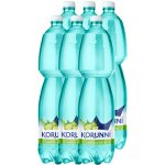 Korunní limeta s mátou jemně perlivá voda 6 x 1,5 l – Hledejceny.cz