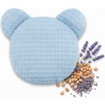 BocioLand TEDDY nahřívací polštářek s třešňovými pecičkami a levandulí sv. modrý – Sleviste.cz