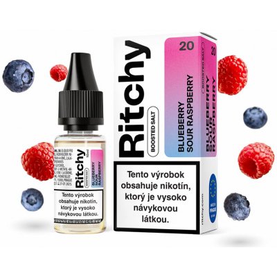 Ritchy Salt Blueberry Sour Raspberry 10 ml 10 mg – Zbozi.Blesk.cz