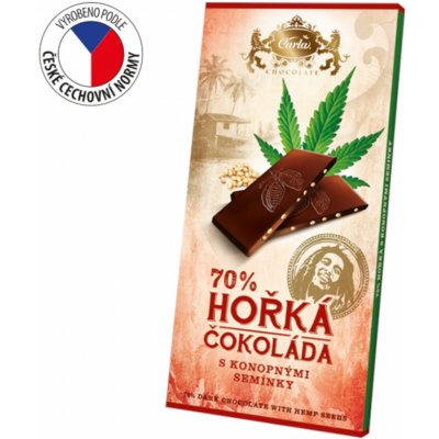 Carla Dagga Boo Konopná hořká 70%, 80 g – Hledejceny.cz