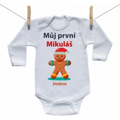 Boodyy Body s dlouhým rukávem Můj první Mikuláš – Zboží Dáma
