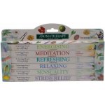 Stamford Aromatherapy indické vonné tyčinky sada 6 x 8 ks – Zboží Dáma