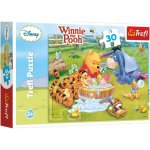 Trefl Medvídek Pú Koupel prasátka 30 dílků – Sleviste.cz