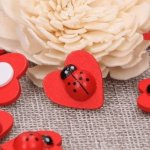 Dekorace SRDÍČKO S BERUŠKOU 20mm - 1 ks – Hledejceny.cz