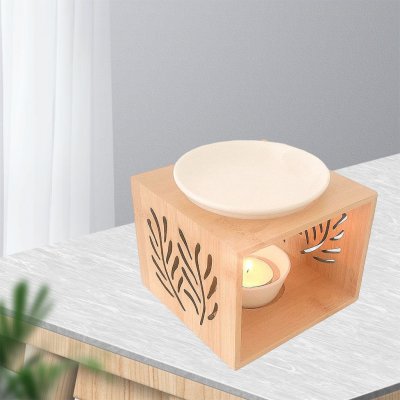 Aromavap Dřevěná Aroma lampa lístky – Hledejceny.cz
