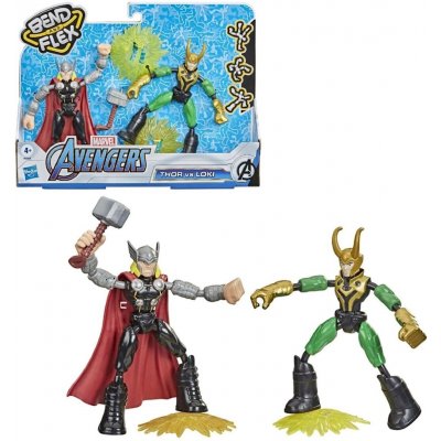 Hasbro AVENGERS BEND AND FLEX THOR VS LOKI – Zbozi.Blesk.cz