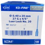 KD Medical Injekční jehla KD-Fine 27 G 0,4 x 20 šedá 100 ks – Hledejceny.cz
