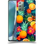 Pouzdro ACOVER Samsung Galaxy Note 20 s motivem Summer Fruits