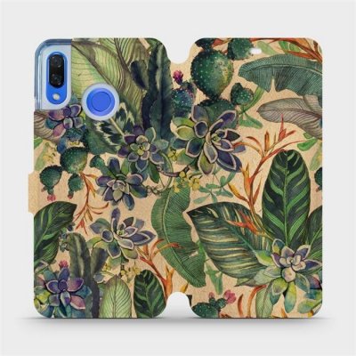 Pouzdro Mobiwear Flip Huawei Nova 3 - VP05S Sukulenty – Zbozi.Blesk.cz