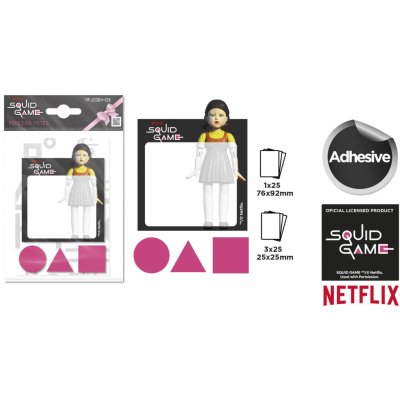 MP Lepící bloček NETFLIX - Squid Game (Hra na Oliheň) – Hledejceny.cz