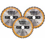 DeWALT DT1962 Sada 3 ks pilových kotoučů 216 × 30 mm – Zboží Dáma