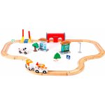 Aga4Kids Dřevěná vláčkodráha DS5647 33 dílů – Zboží Mobilmania