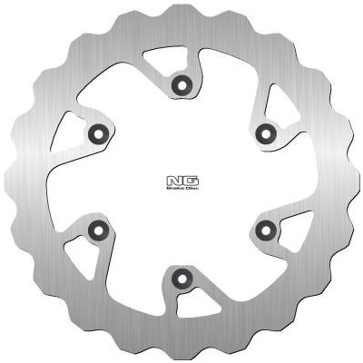 NG brzdový kotouč zadní YAMAHA WR250/450 19-21, YZ125/250/450 18-21 (245X115X4mm) (6X6,5mm) WAVE – Zboží Mobilmania