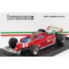 Model Brumm Ferrari F1 126ck Turbo N 27 Gp Canada Montreal 1981 Alettone Danneggiato Dal Giro lap 39 Al 54 Gilles Villeneuve With Driver Figure Red 1:43