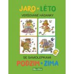 JARO, LÉTO, PODZIM, ZIMA - Kniha samolepek a hádanek – Hledejceny.cz