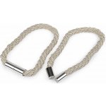 Dekorační úvaz / šňůra na závěsy s magnetem - krémová světlá (2 ks) – Sleviste.cz