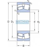SKF 24148 CCK30/C3W33 soudečkové ložisko