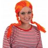 Dětský karnevalový kostým Zábavná móda Paruka oranžová s kopií