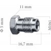 Brzdová a spojková hadice WP Koncovka brzdové trubky 5mm M10x1 11x16,7mm